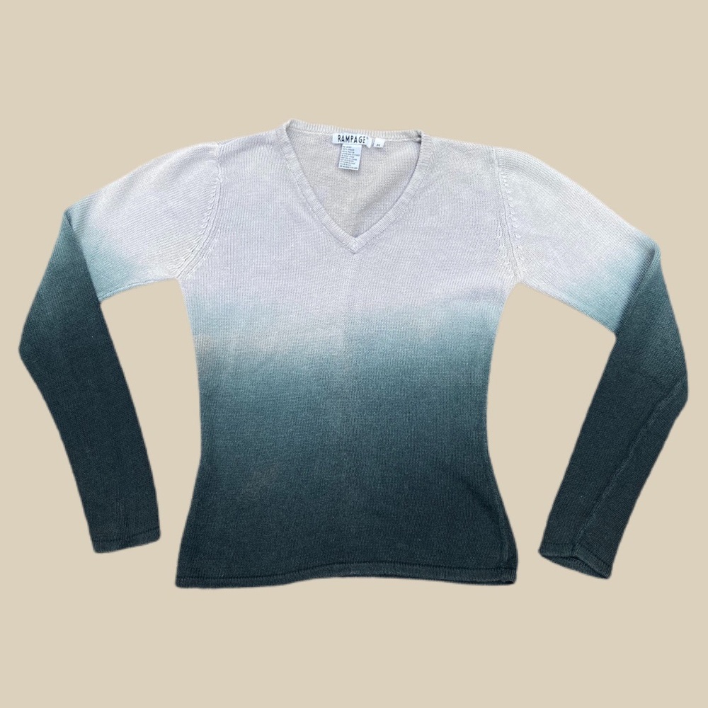 90s Rampage knit tye dye sweater ~